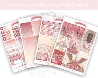 A la carte Autumn Fairytale Planner Sticker Kit, Vertical Planner, Journaling, Scrapbook Stickers