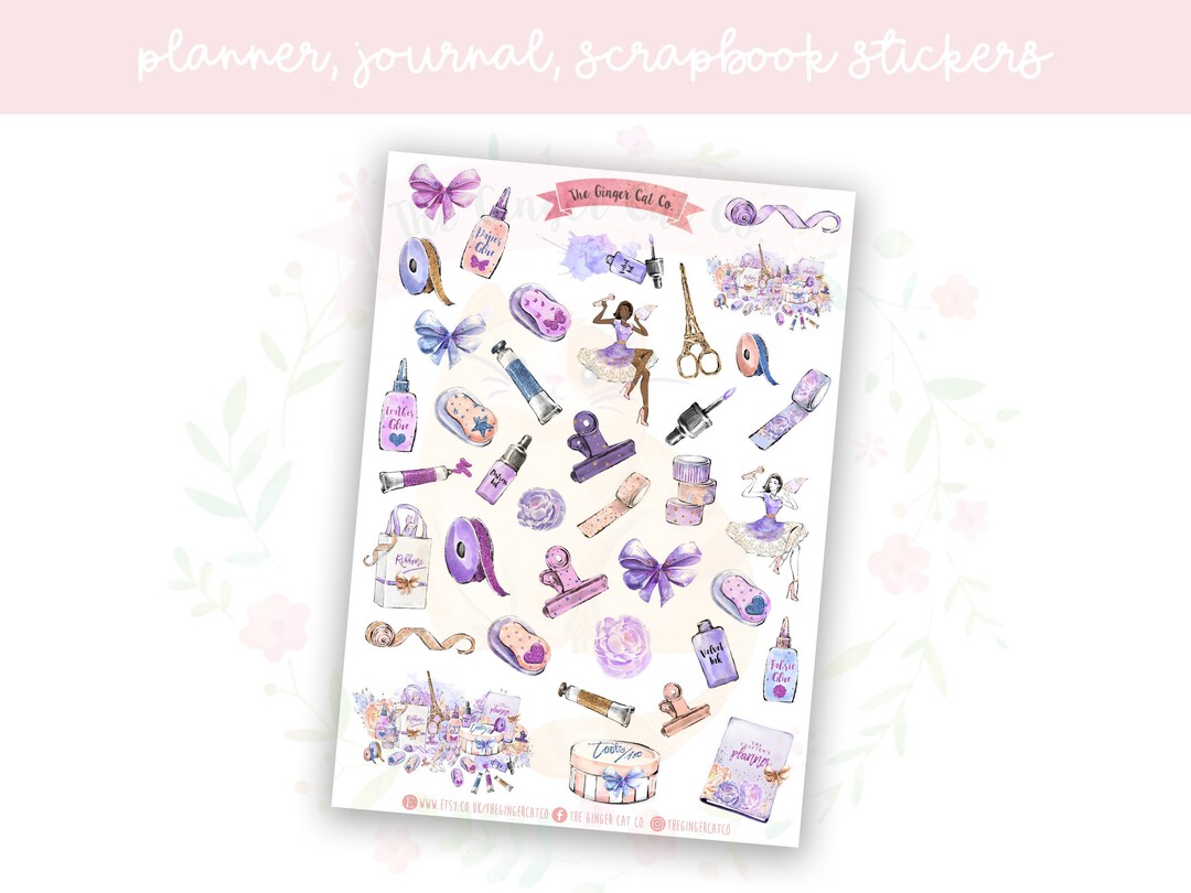 Feeling Crafty Planner Sticker Sheet | Decorative Stickers | Journal ...