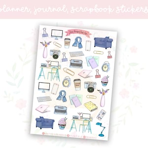 Blogger Decorative Planner, Journaling, Scrapbook Stickers