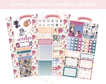 Crazy Cat Lady Personal Size Planner Sticker Kit