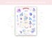 Watercolour Moon Child Decorative Planner, Journaling, Scrapbook Stickers 