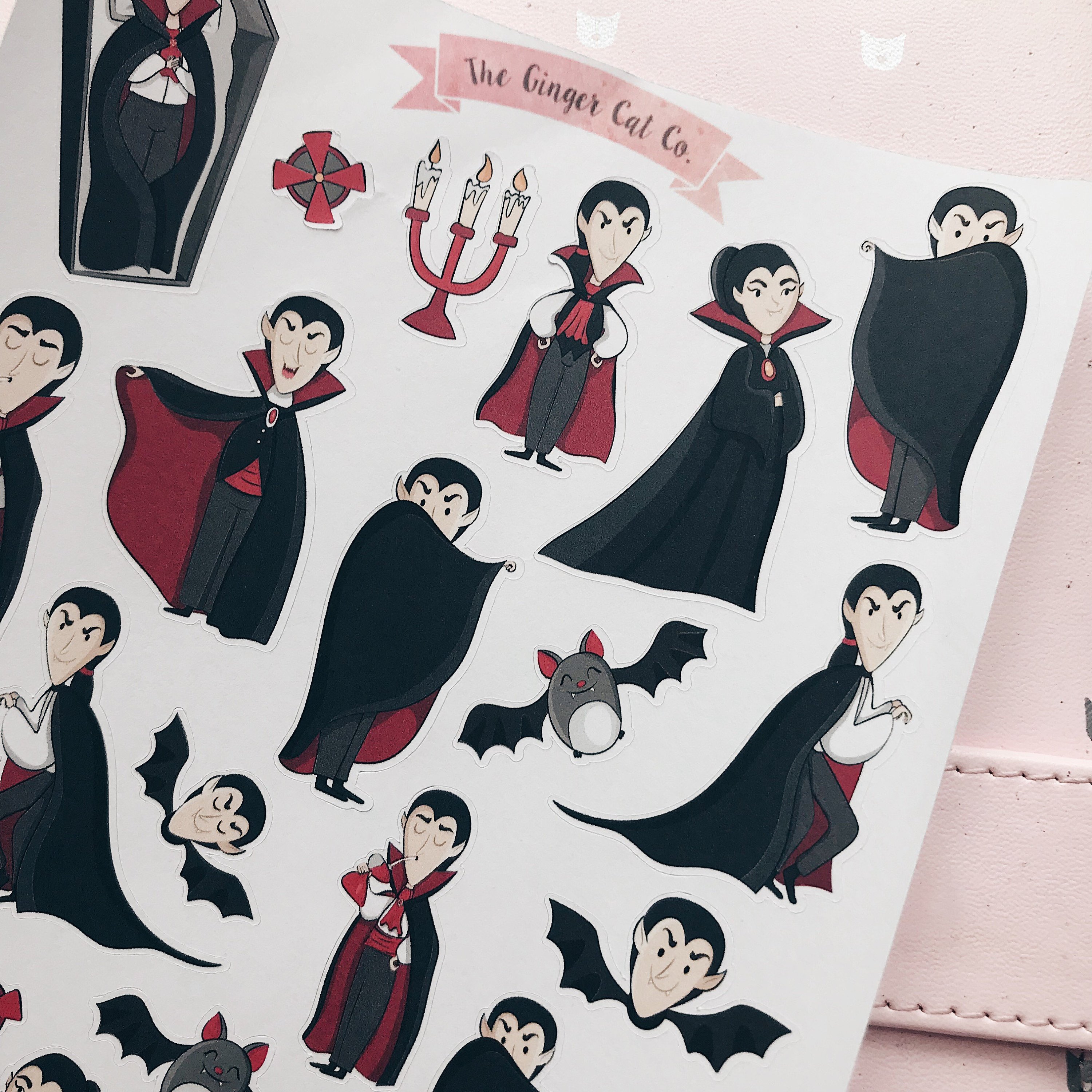 Vampire Decorative Planner Stickers | Etsy