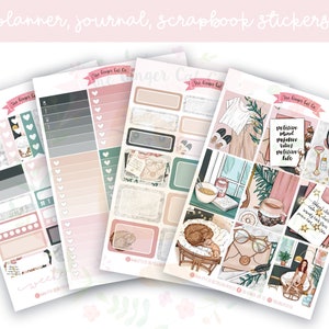 A la Carte Serenity Planer-Aufkleber-Kit, vertikaler Planer, Journaling, Scrapbook-Aufkleber