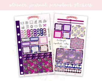 Boo Hobonichi Weeks Planner, Journaling, Scrapbook Sticker Kit