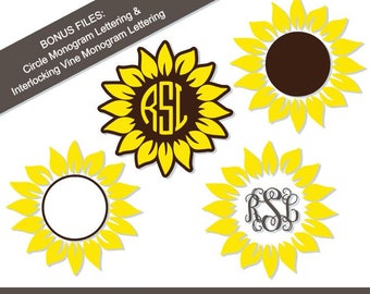 Download Sunflower drawing | Etsy