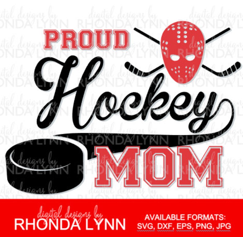 Download SALE Proud Hockey Dad SVG Proud Hockey Mom SVG Hockey Cut | Etsy