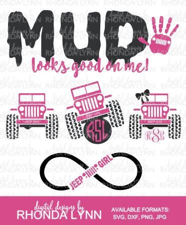 Download SALE Jeep Monogram SVG dxf jpg png Vector Cut File Mud | Etsy