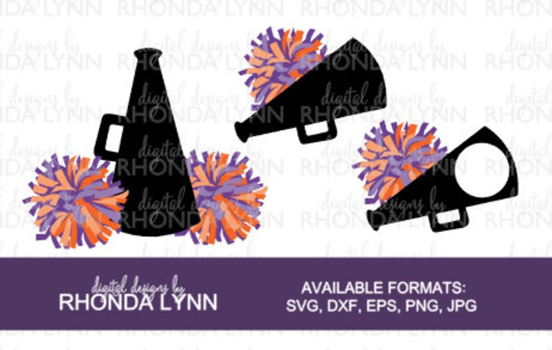 Download SALE Megaphone Monogram SVG dxf eps jpg png vector cut | Etsy