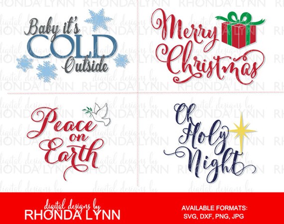 Download Free Christmas Svg Christmas Sayings Svg Christmas Word Art Etsy SVG DXF Cut File