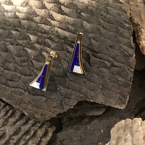 Authentic Navajo Inlaid Earrings