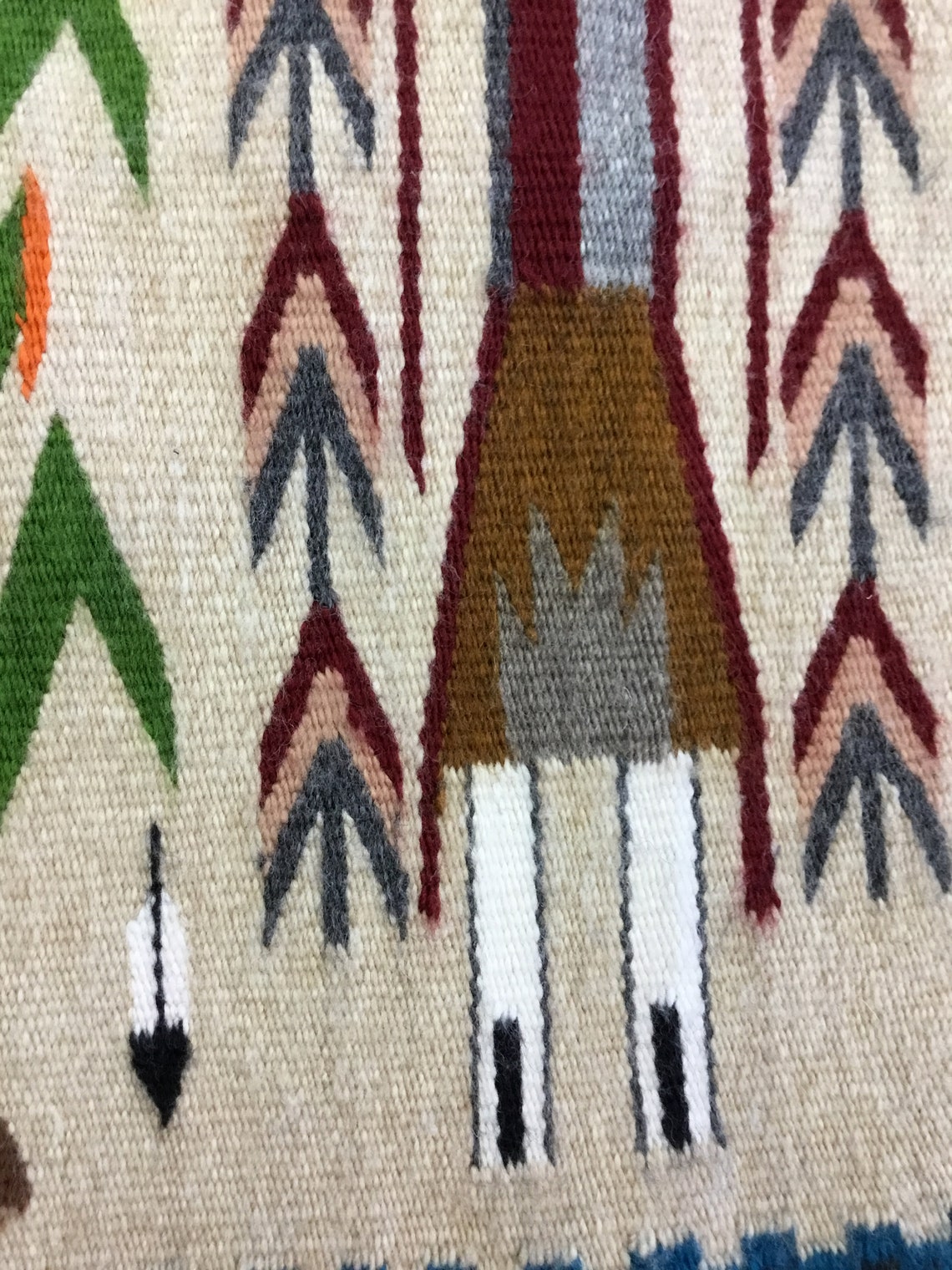 Authentic Navajo Yeibichai Rug Etsy