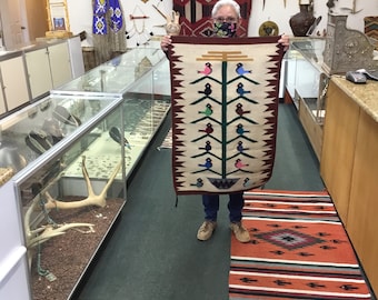 Authentic Navajo Tree of Life Rug