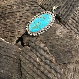 Beautiful Kingman Turquoise Pendant