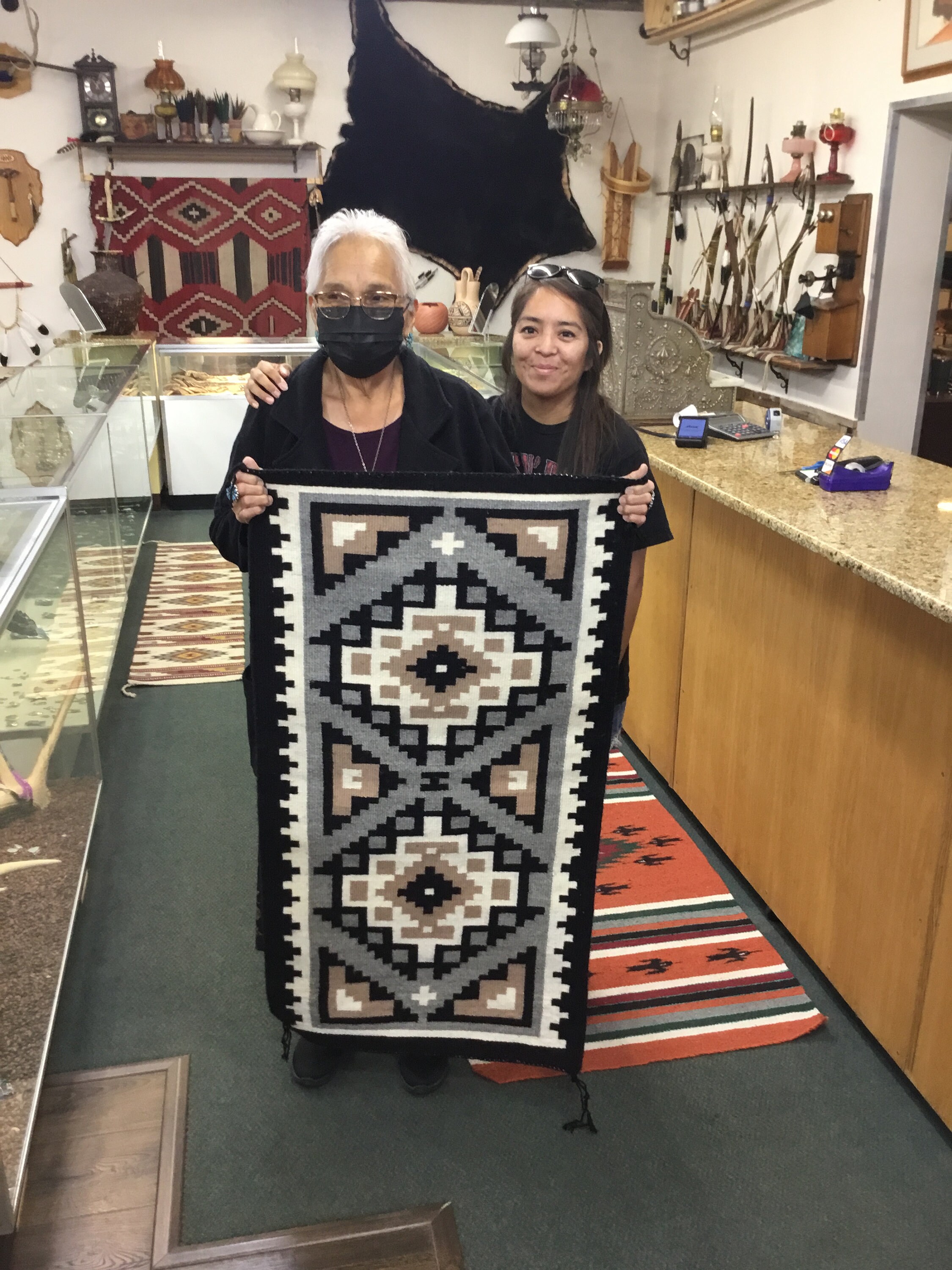 Two Gray Hills Navajo Rug Australia