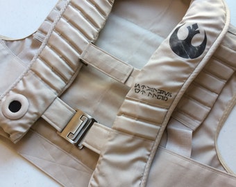 Star Wars Vest Printable Digital Sewing Pattern + Manual + Rebel Logo PDF File, X-Wing Pilot Pattern, Poe Dameron vest Pattern