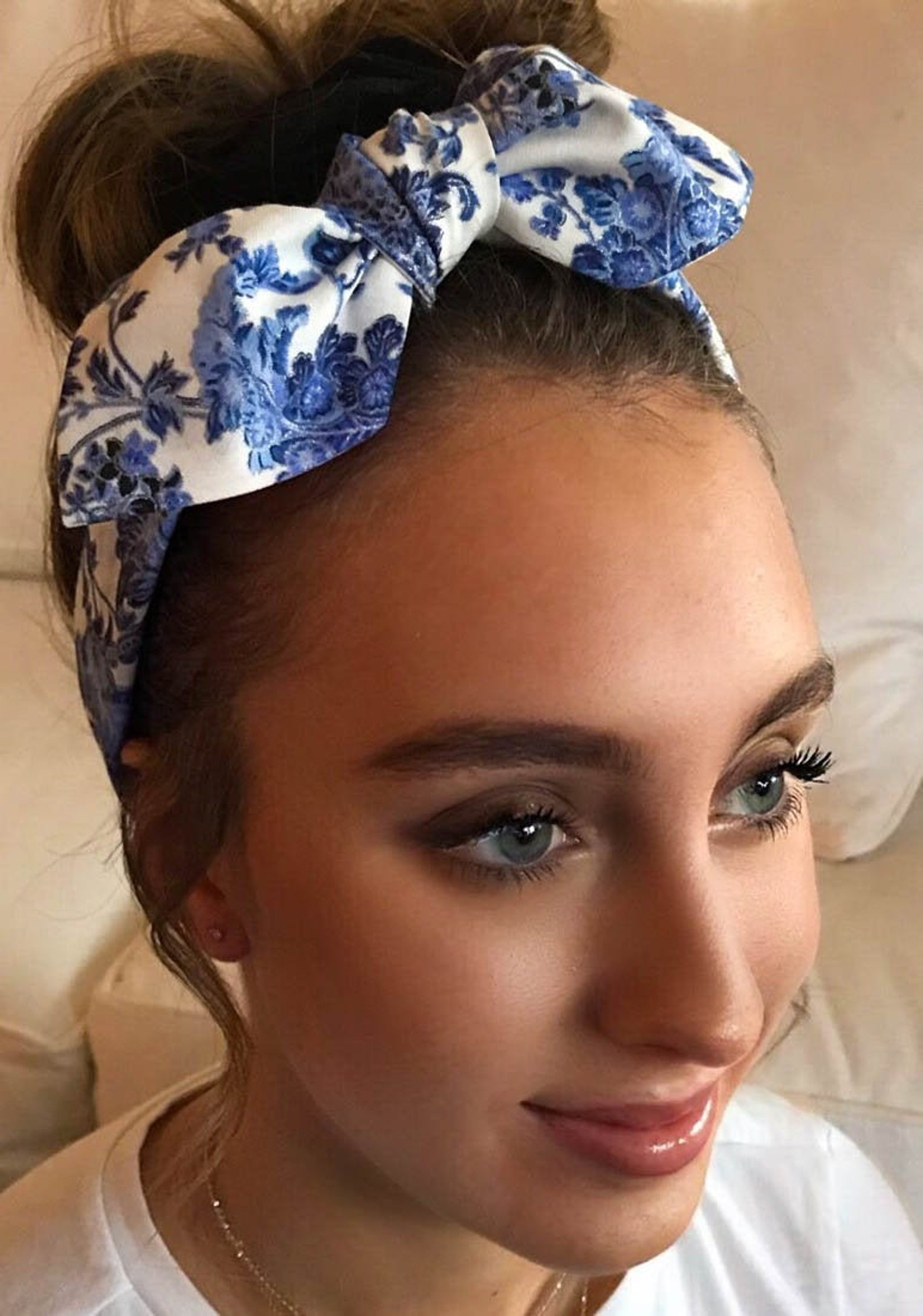 Floral Headband Headbands for Women Knot Headband Woman Etsy