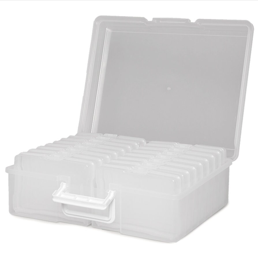 Acid Free Picture Boxes Case Scrapbook Keepsake Clear 1600 Etsy