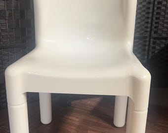 vintage Carlo Bartoli Kartell  modern style chair / 70s mod retro Italian design/