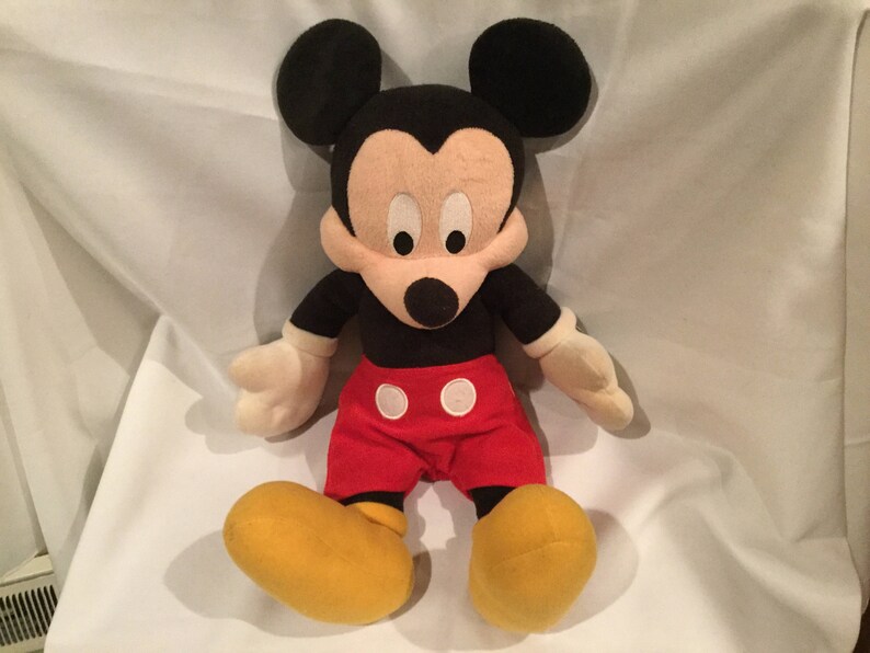 MINT Vintage Singing Mickey Mouse Plush Doll - Etsy