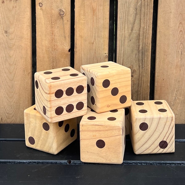 Vintage Yardzee  wooden yard dice game  /summer  yard games /yard sports