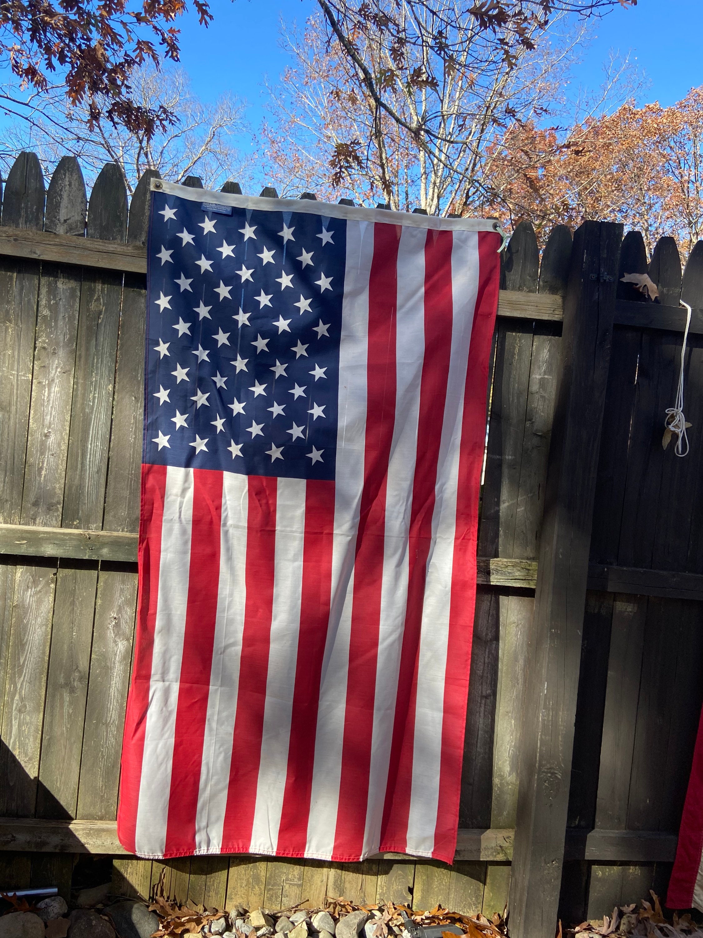 Vintage Annin American Flag: 50 Stars Sewn Dupont Nylon (3