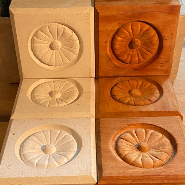 Wood Rosette Etsy