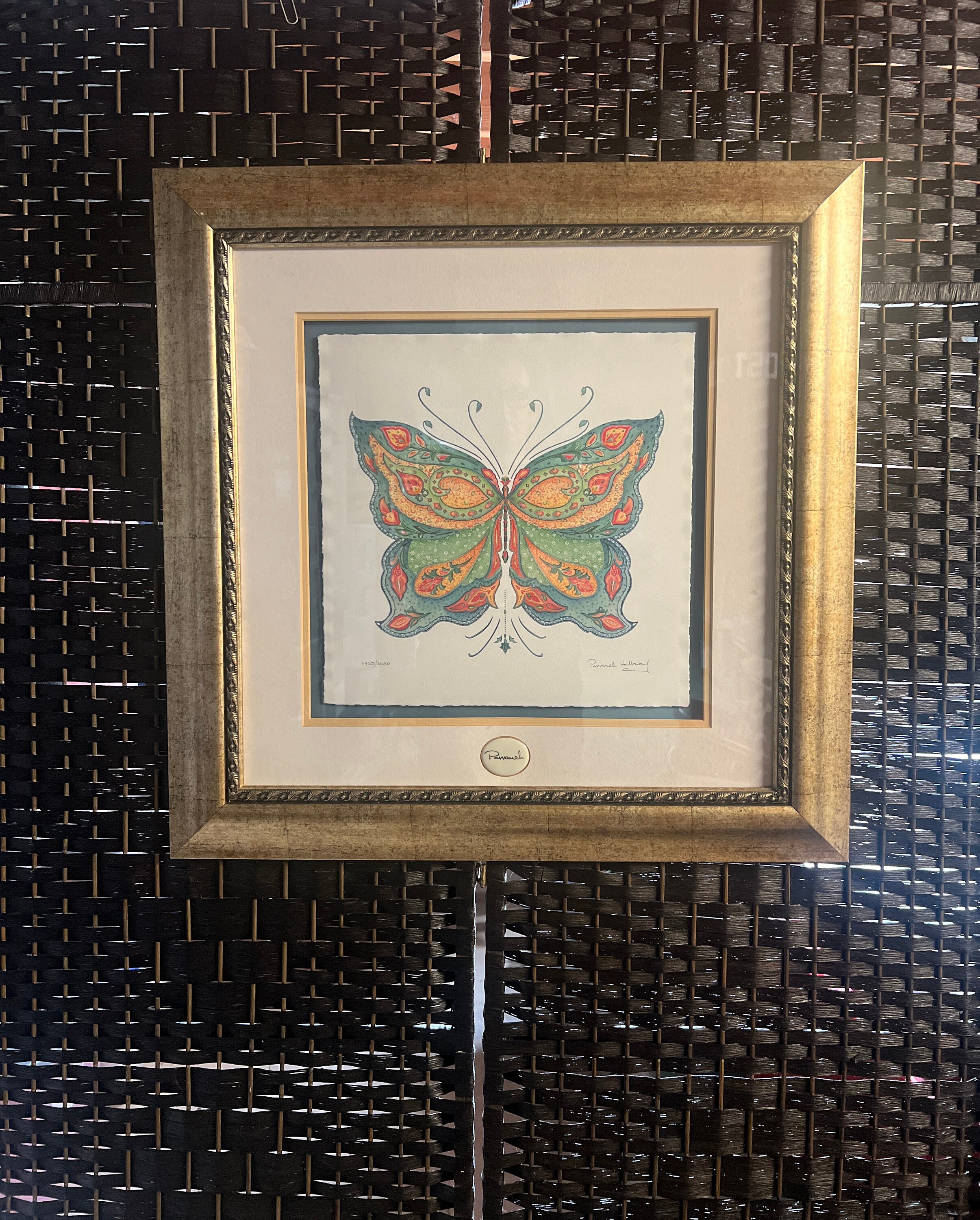 絵画 butterfly Art Deco Flapper Butterfly Fine Art Photo Print by F.X.