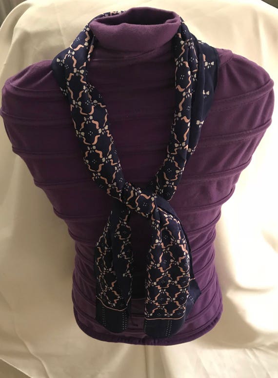 Vintage womens silk scarf Gem