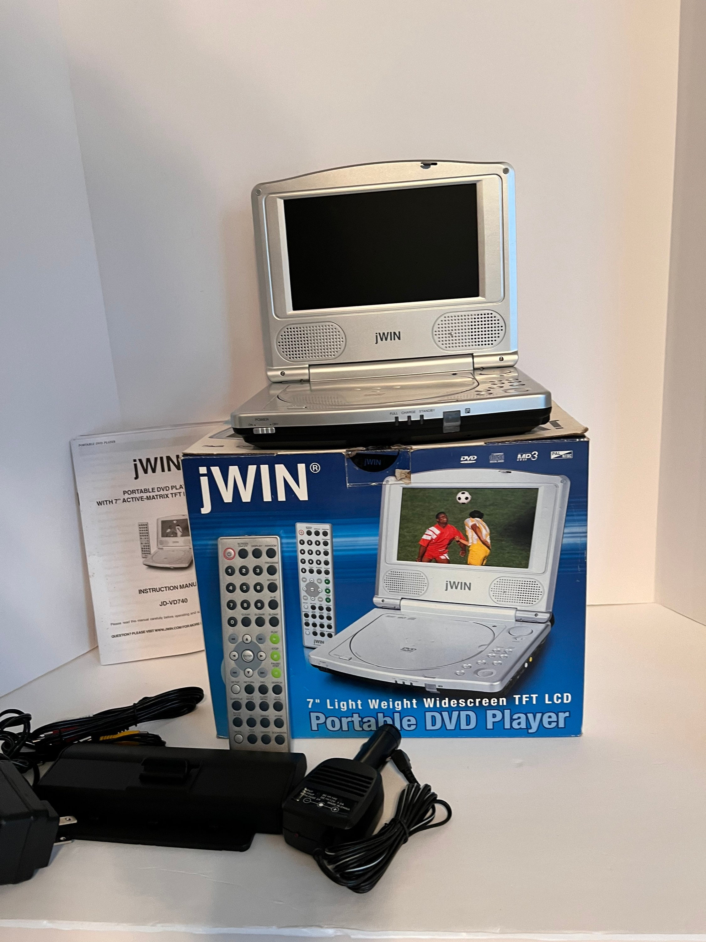 Lecteur dvd/mp3 amw vintage des années 2000 avec son dolby, télécommande  universelle et câbles s99. -  France