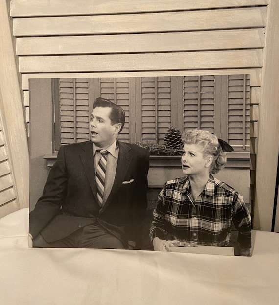 I Love Lucy Black and White Collectible Digital Print Etsy