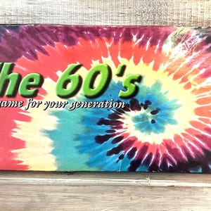 The 60s A Game for your Generation Board game/ party games
