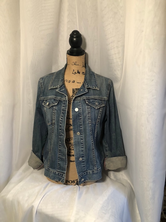 vintage 90s GAP 1969 jean jacket / unisex clothin… - image 1