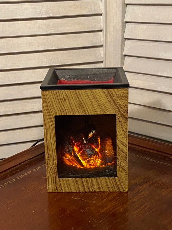 Vintage Tabletop Electric Fireplace Wax Warmer / Home Decor/ - Etsy