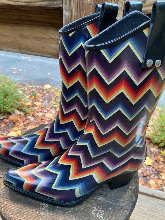 Vintage Blazin Roxy western style rain boots in ch