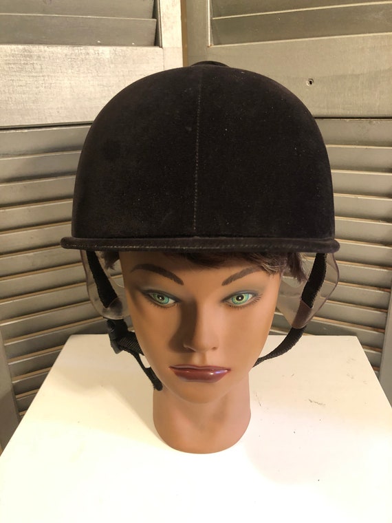 vintage helmet / horse riding / equestrian riding cap… - Gem