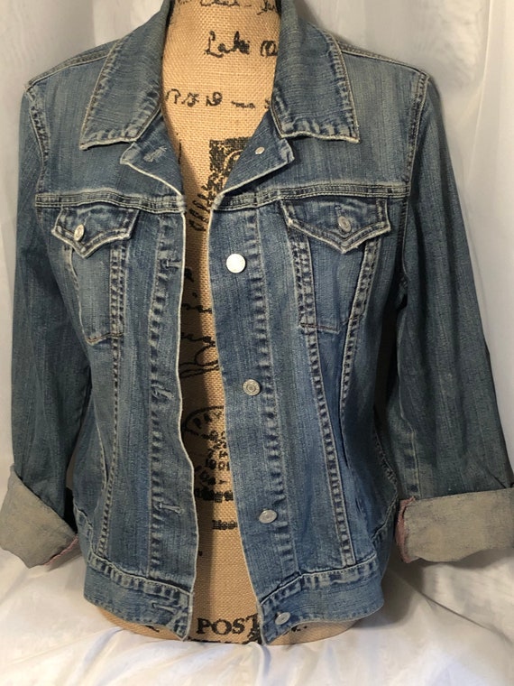 vintage 90s GAP 1969 jean jacket / unisex clothin… - image 2