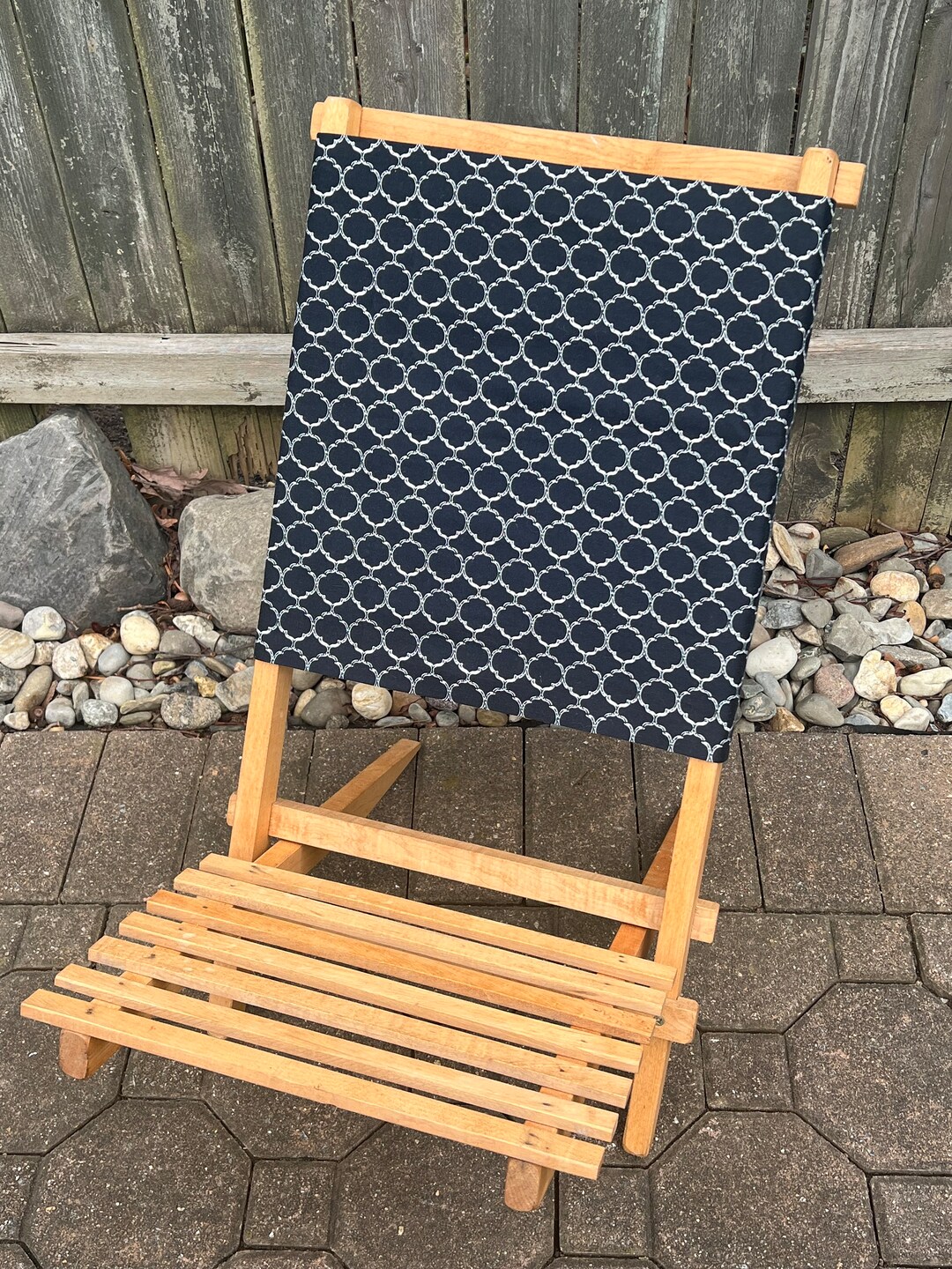 Vintage Wooden Beach / Camp Chair Etsy