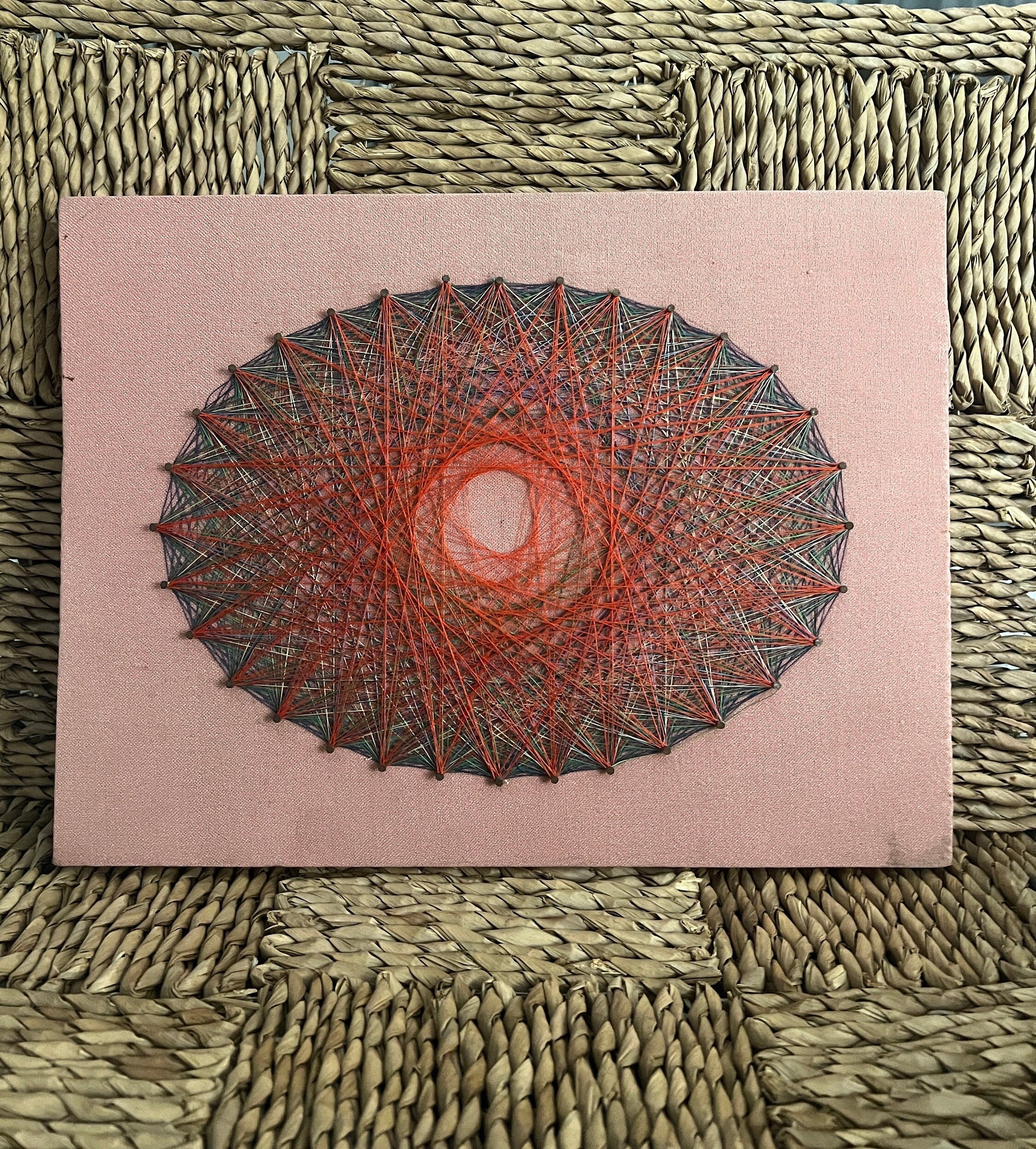 70s Nail Thread Art - Etsy