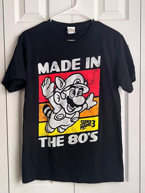 Vintage Nintendo Mario Brothers black T-shirt/ uni