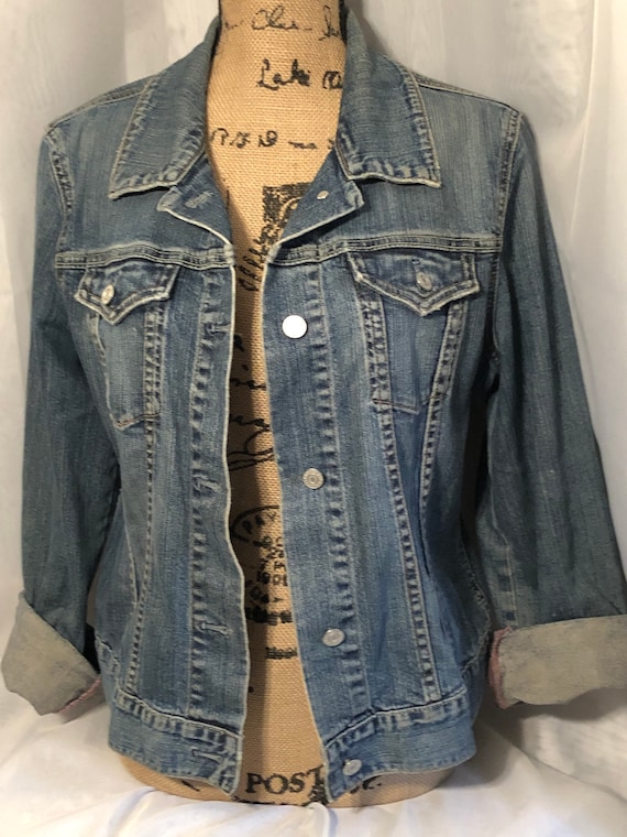 vintage 90s GAP 1969 jean jacket / unisex clothin… - image 6