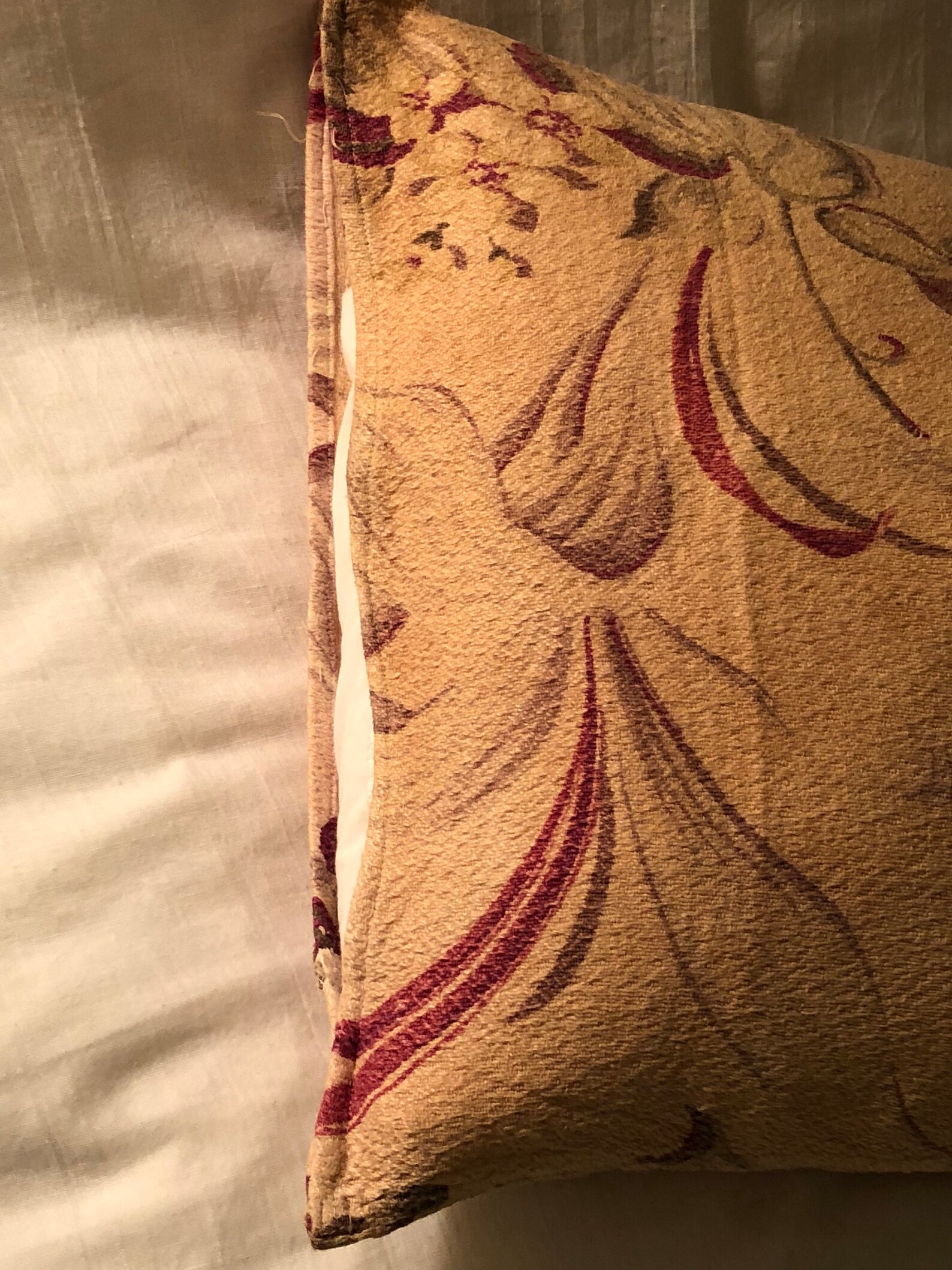 Victorian 12 X 12 throw pillow custom made cotton /delicate Etsy.de