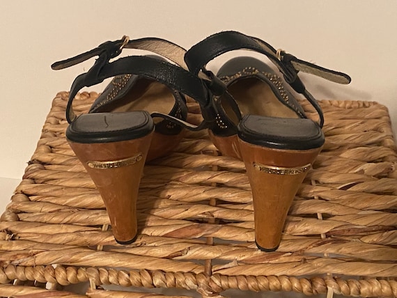Michael kors shop wooden heels