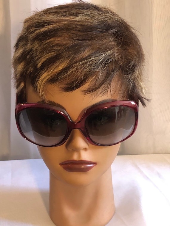 vintage Christian Dior purple sunglasses / designe
