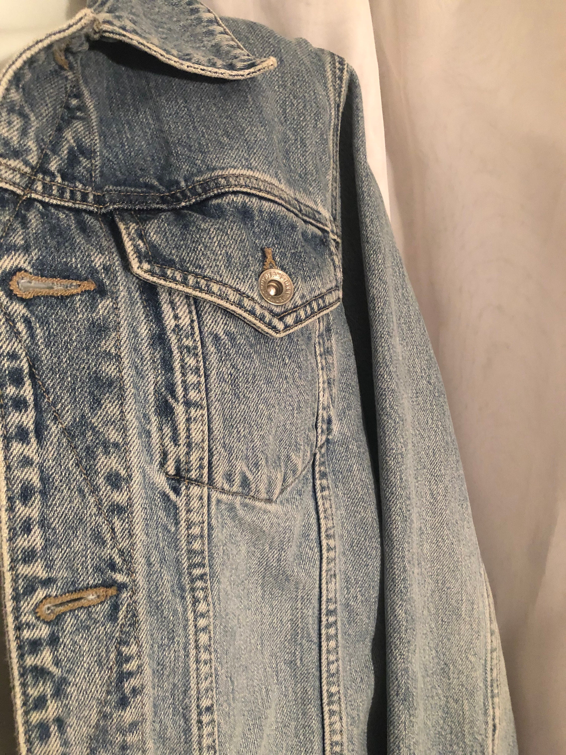 Vintage DKNY JEANS Light Wash Jean Jacket / Women