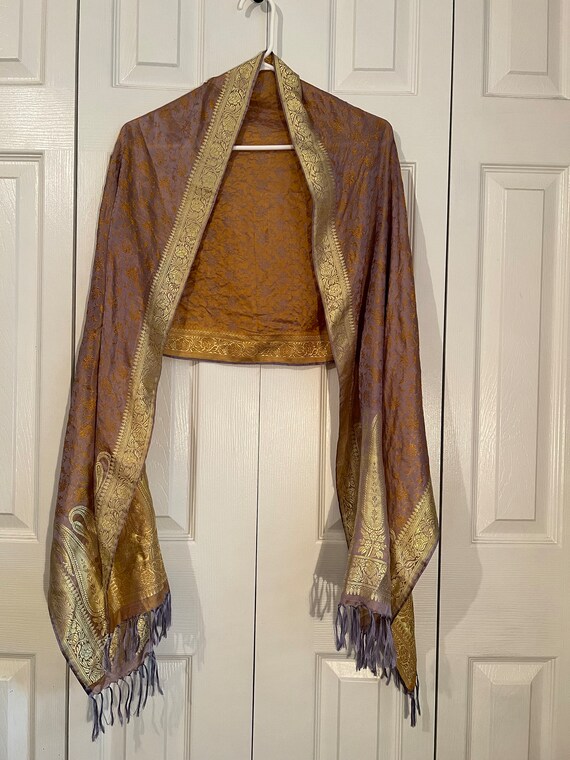 100 silk vintage wrap Gem