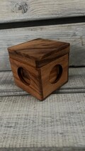 Vintage MandalayBox Co wooden puzzle / wood brain teaser games