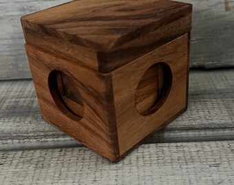 Vintage MandalayBox Co wooden puzzle  / wood brain teaser games