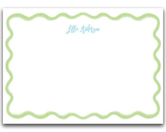 Wave Frame Stationery - Flat Cards