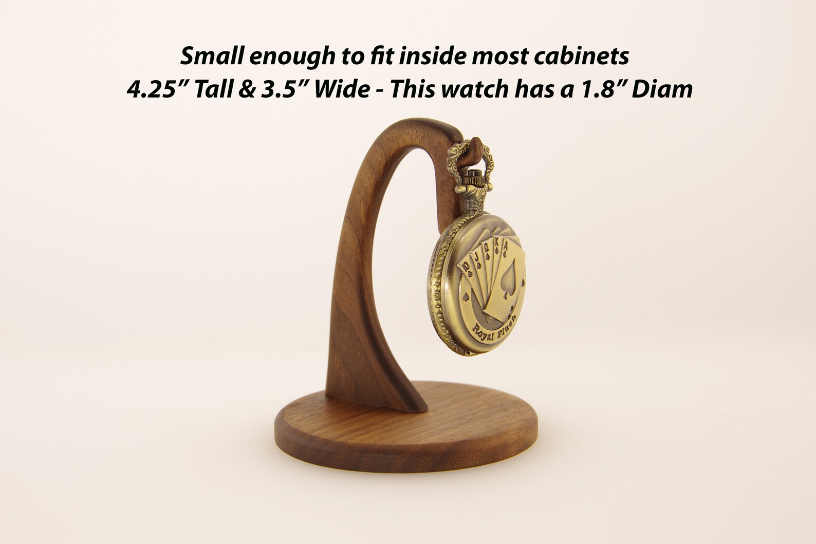Pocket Watch Display Stand Walnut Pocket Watch Holder Etsy