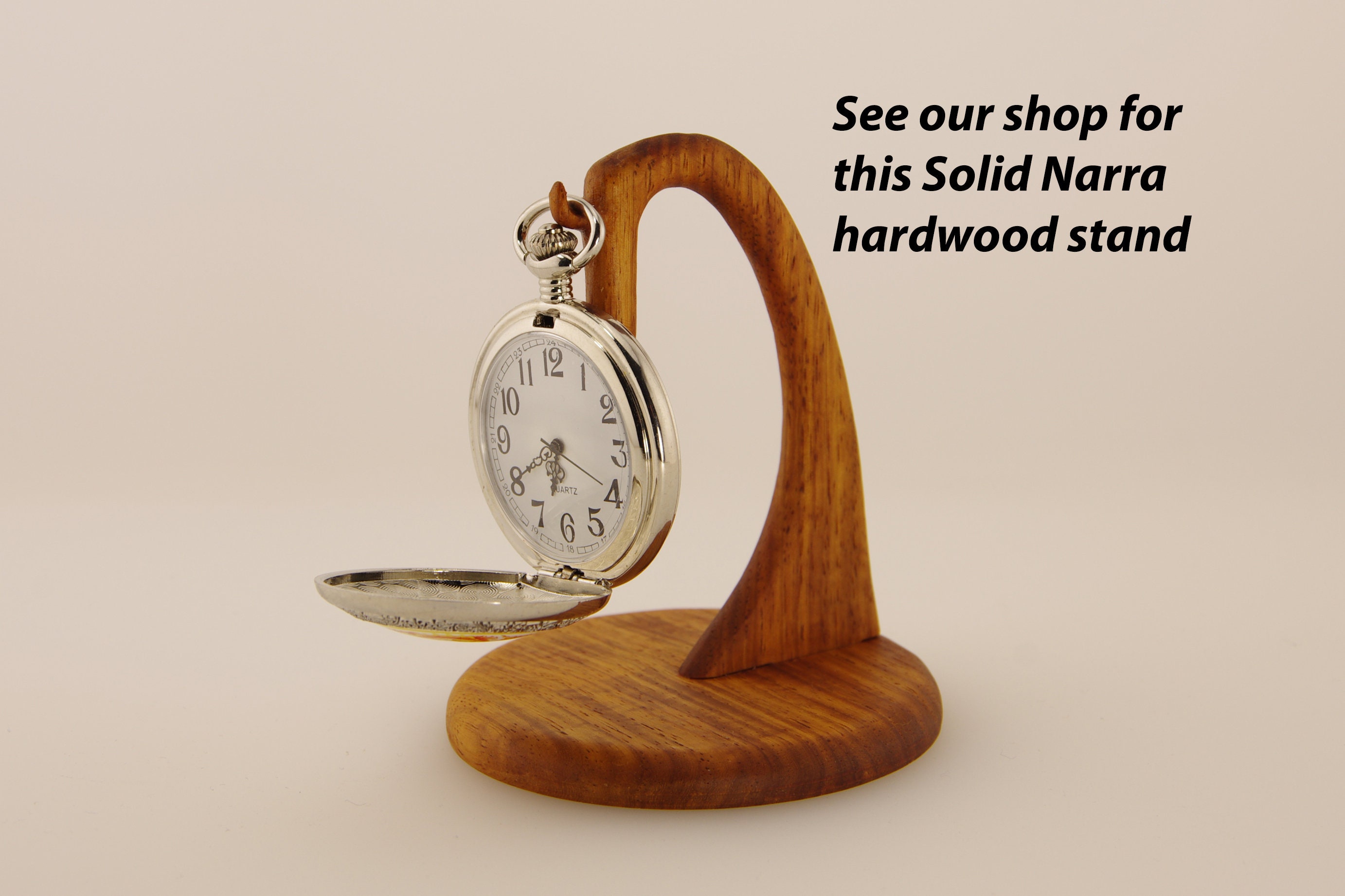 Pocket Watch Stand Holder Wood Watch Display Hanging Etsy